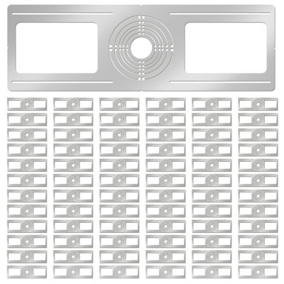 72-Pack New Construction Mounting Plate For 2/3/4/5/6 Inch Recessed Led Light, Durable Rough-In Pre-Mounting Plate