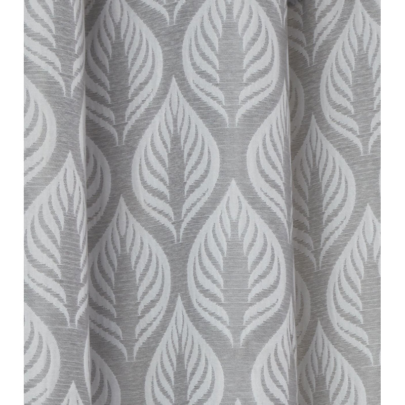 Midtown Room Darkening Curtain Pair, 117cm W x 137cm L, Silver