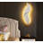 Modern Feather LED Wall Lamp, Decorative Wall Mounted Light for Bedroom, Bedside, Corridor, Living Room and Background Wall-1263557923-1251340118