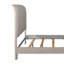 Ensemble de chambre à coucher avec lit tapissier, commode et miroir Belmar-101770620