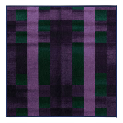 Tapis mauve lavable à la machine