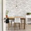 Papier peint Irving White Diamond Brick