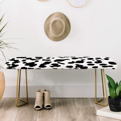 Faux Leather Upholstered Bench