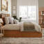Lit plateforme en bois massif Madison avec pied de lit et tiroirs de rangement assortis -96140352-96140349