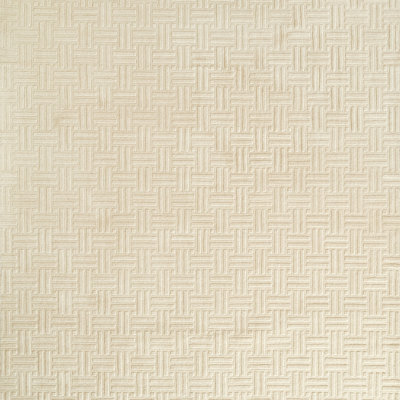 AllModern Contour Hand Loomed Wool Geometric Ivory Area Rug