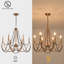 6-Light Dimmable Candle Style Chandelier-1340538381