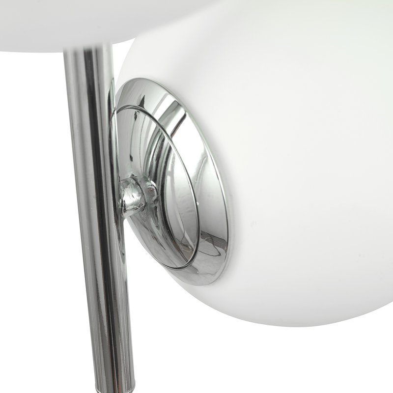 Mclamb 3 - Light White/Silver Cluster Pendant