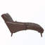 Chaise longue capitonnée sans accoudoirs avec coussin et garniture cloutée-1313710557