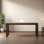 All Solid Walnut Long Rectangular Dining Table