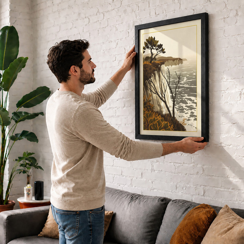Clifftop Sentinel Coastal - Print, Unframed, A3 - 42.0 x 29.7 cm