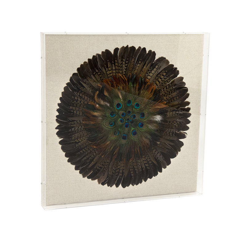 Abstract Feather Print