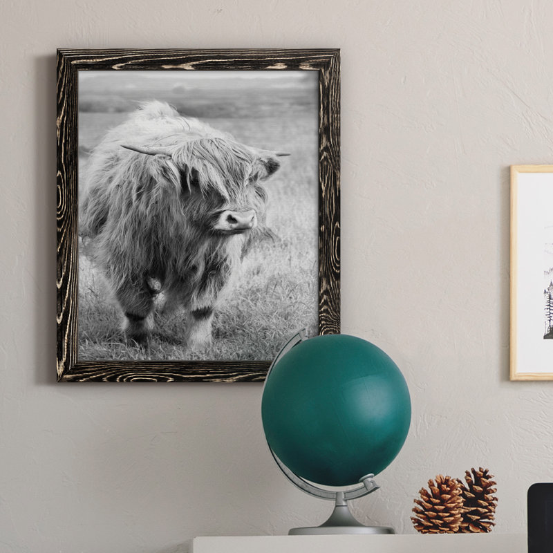 Gretna Green Highland - Photographie de cadre photo sur toile, Cadre noir, H 20 po x l 17 po x P 1,5 po