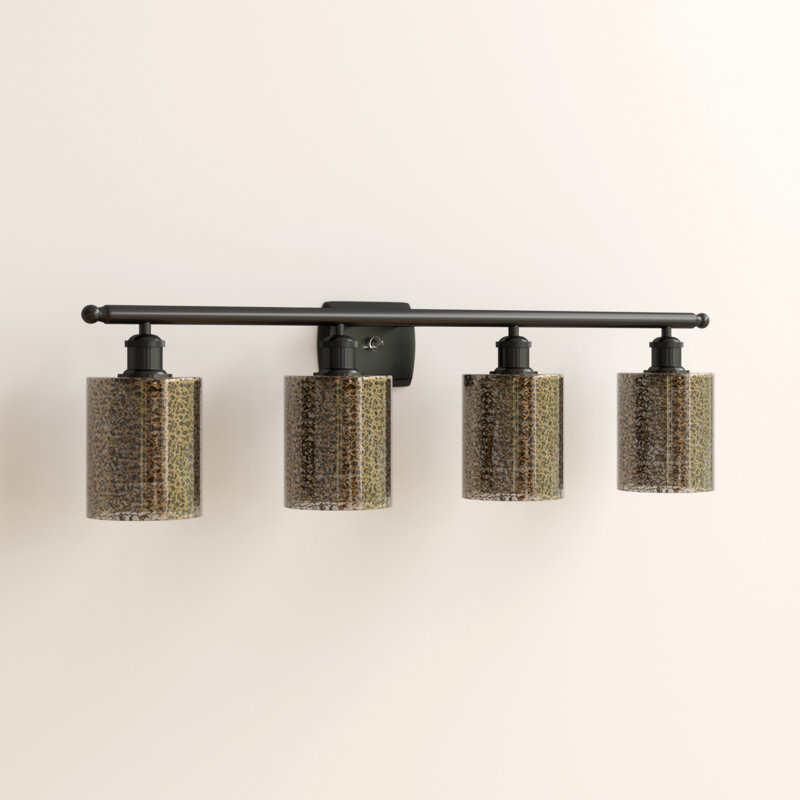 Leilani 4 - Light Dimmable Vanity Light, Oil Rubbed Bronze, Mercury