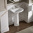 Cimarron 26.81" Vitreous China U-Shape Pedestal Bathroom Sink with Overflow-19195628-10940874