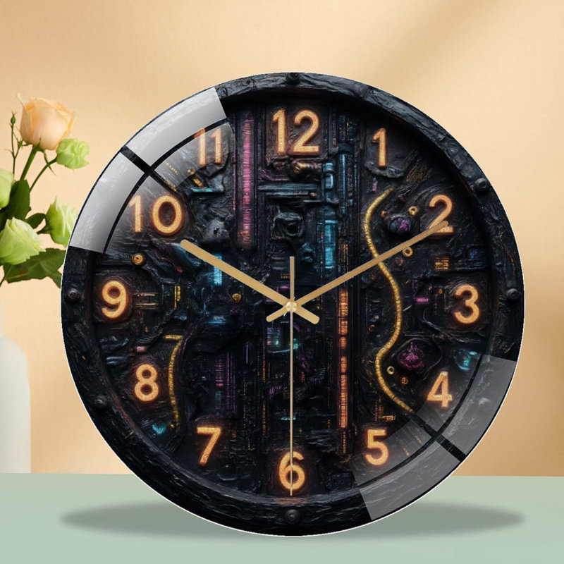Horloge murale de 12 po