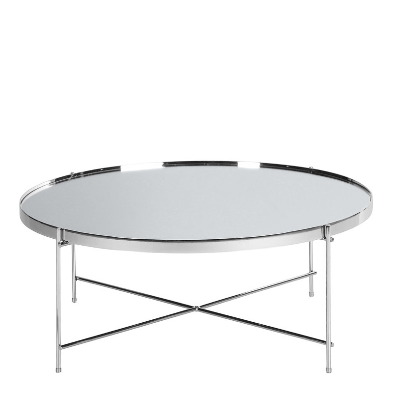 Yasmina Four Leg Coffee Table, Chrome