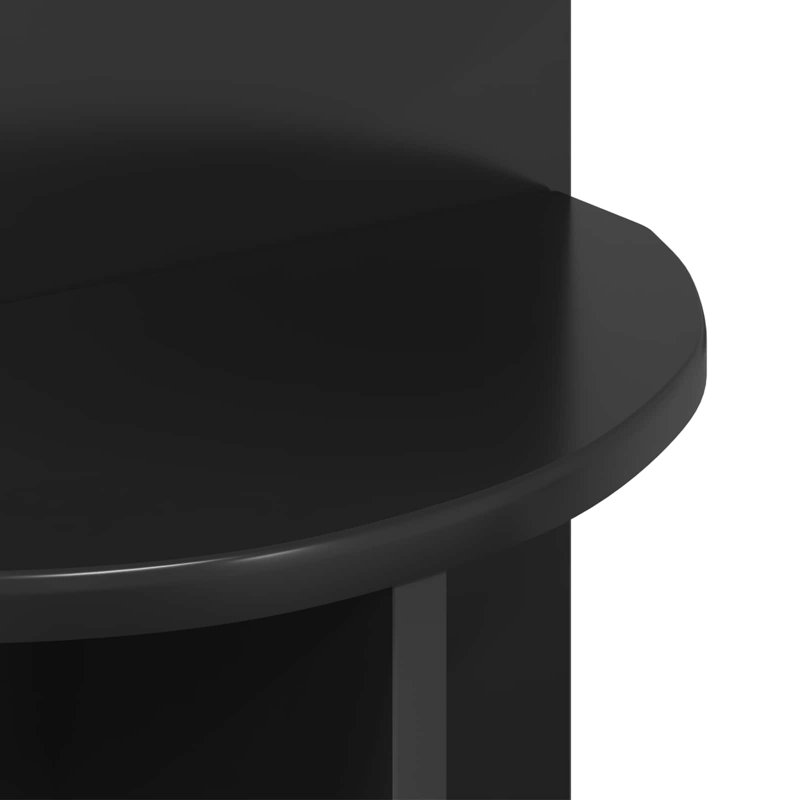 End Table, Black Oak