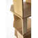 Stairs Solid Wood Geometric Bookcase