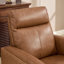 Ensemble de salon inclinable électrique 3 pièces en cuir fleur moderne: 2 fauteuils inclinables électriques + canapé avec Type-C et USB-1609423099