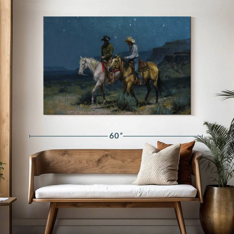 Lelar Night Riders, 34" H x 51" W
