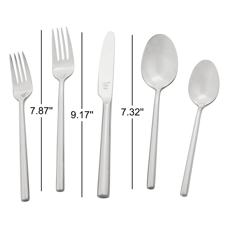 Aberdeen 20 Piece Stainless Steel Flatware Set, Service for 4