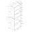 Bookshelf, Bookcase, 6 Tier, 72"H, Office, Bedroom, Laminate, Transitional-1006005391-993538356