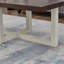 Ensemble de 3 tables basses, tables basses et 2 tables de bout Luno, en noyer et blanc Luno-130167249-130167247