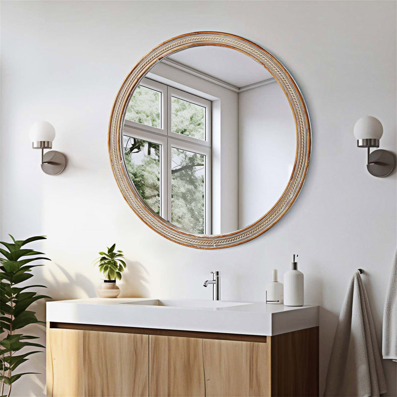 Miroir mural rond