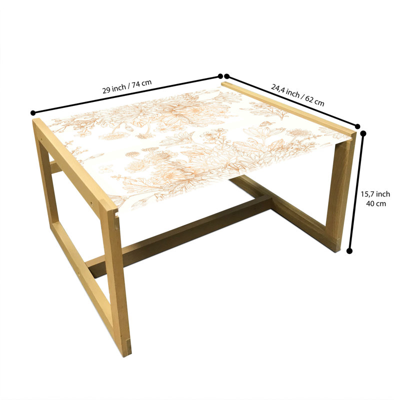 Inestin Sled Coffee Table, 62cm H x 74cm W x 40cm D