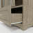 74" H 2 Drawers China Cabinet With 4 Sliding Glass Doors