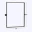 Miroir mural en fer