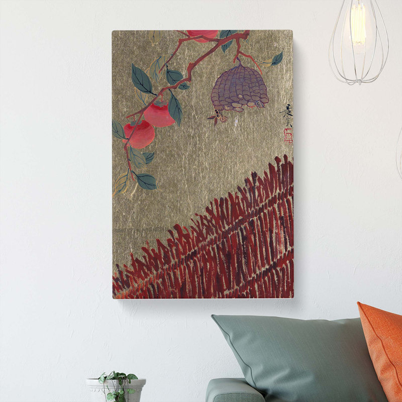 Wasps Nest by Shibata Zeshin - Wrapped Canvas, 60cm H x 40cm W x 3cm D