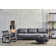 Loop 29.2" Wide Round Footstool Wide Ottoman