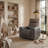 Weddel 37.2" wide Genuine Leather Modern Power Recliner with Swivel and Glider-171794484