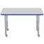 Table rectangulaire d'activité rectangulaire avec pieds réglables-124582259-99105965-99105923