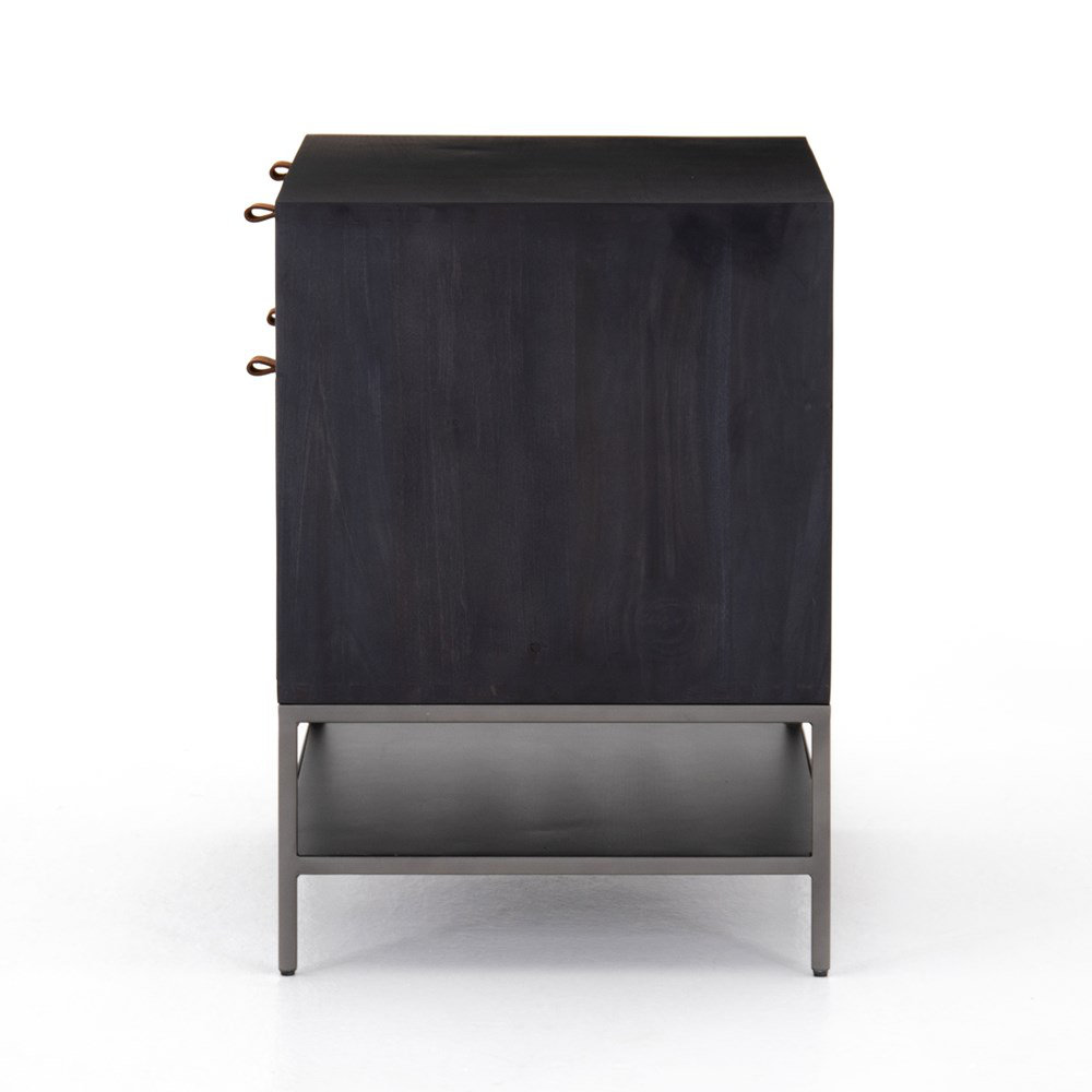 Loki 2 - Drawer Vertical File Cabinet, Black Wash Poplar
