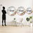 Beach Grass Landscape IV - Beach Decorative Wall Mirror, White Round Mirror, Printed Metal Art-99620058