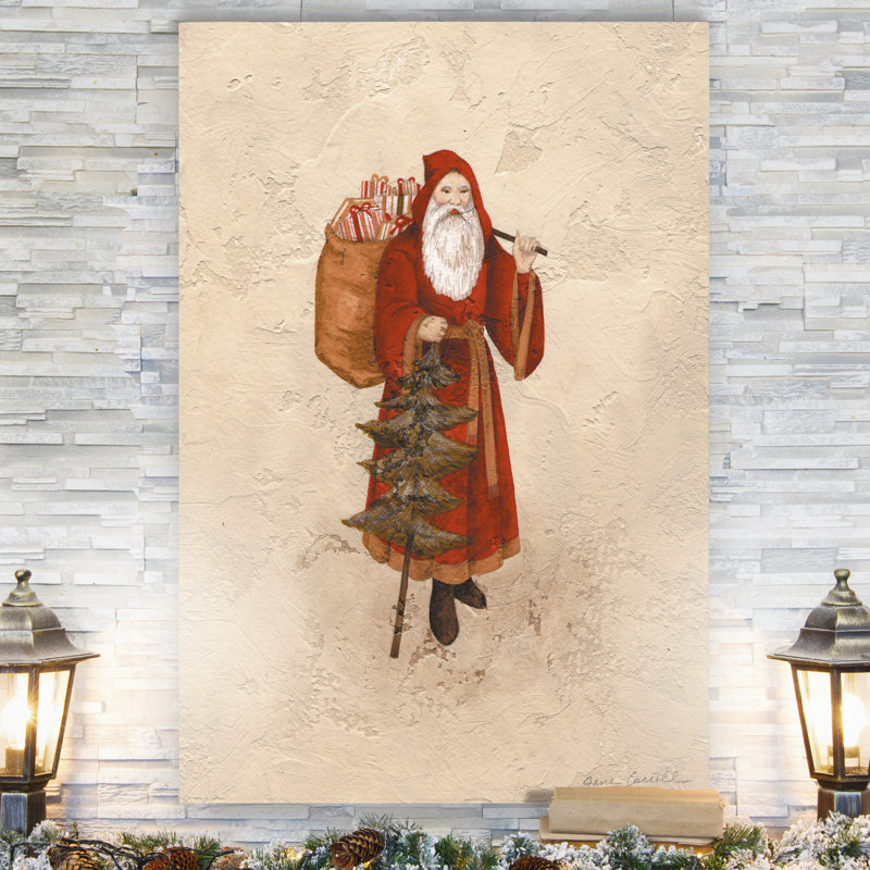 « santa-gallery » par parvez taj,, impression sur toile tendue 1 pièce, H 32 po x l 24 po x P 1 po