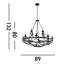 12 - Light Candle Style Chandelier