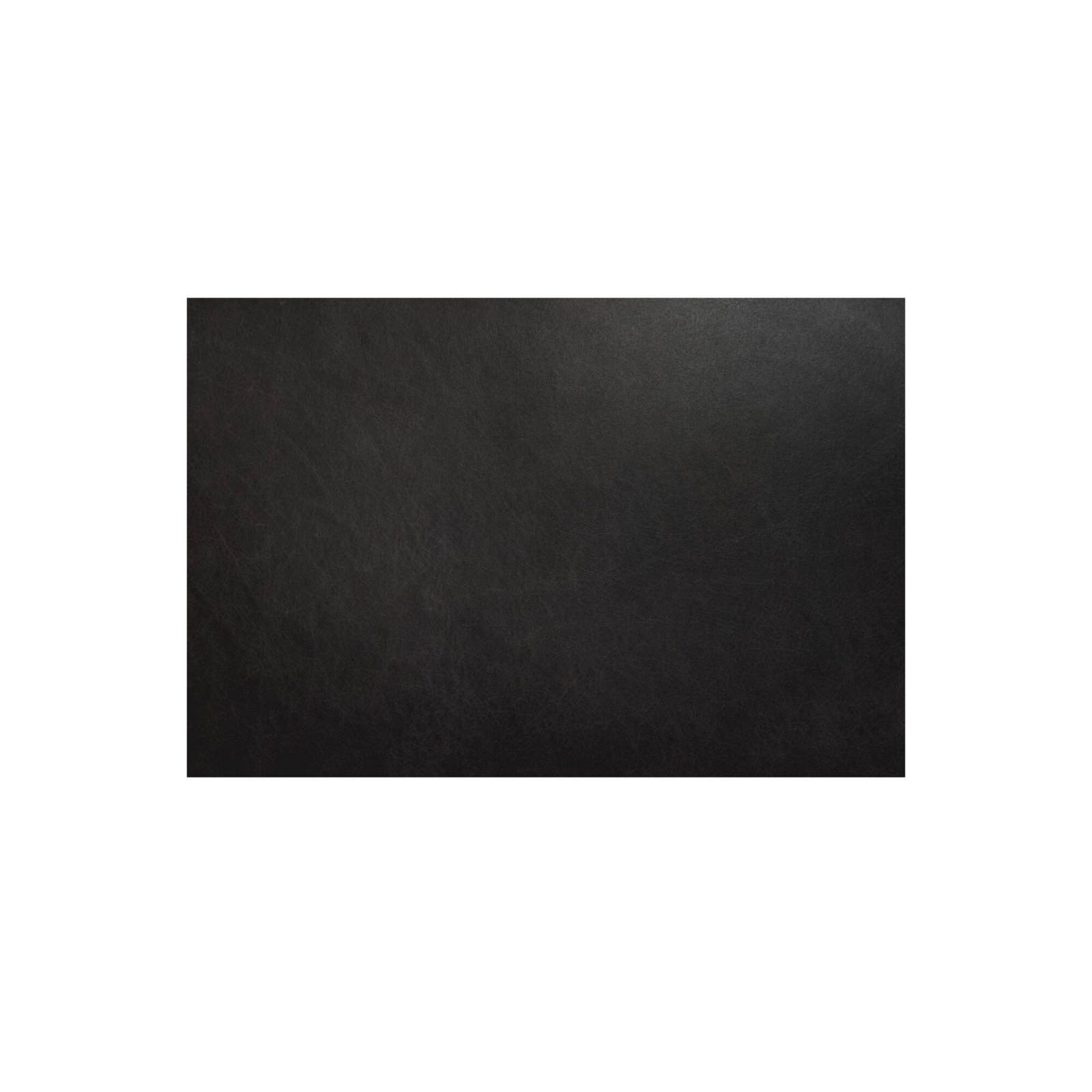 TYSON 37" Genuine Leather Ottoman, Black
