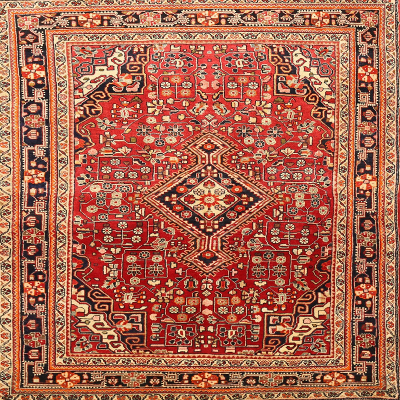 Beige sud-ouest Kealan/brun/noir Tapis décoratif, Rond 3 pi
