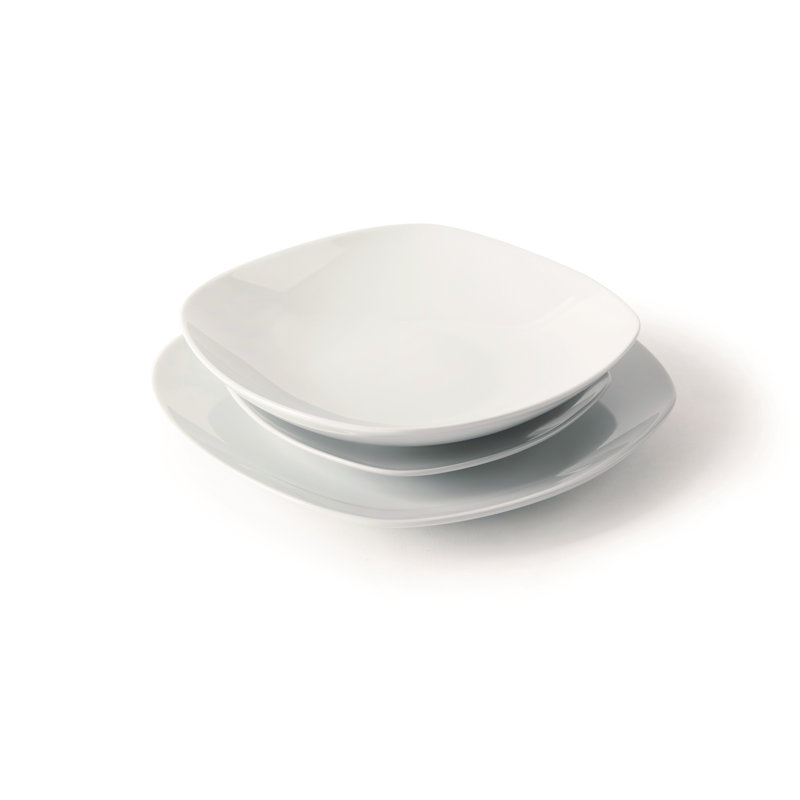 Piece Porcelain China Dinnerware Set - Service for 6