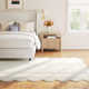 Harwich Hand Loomed Wool White Rug