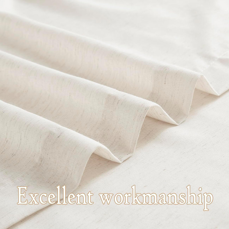Vasken Semi Sheer Curtain Pair
