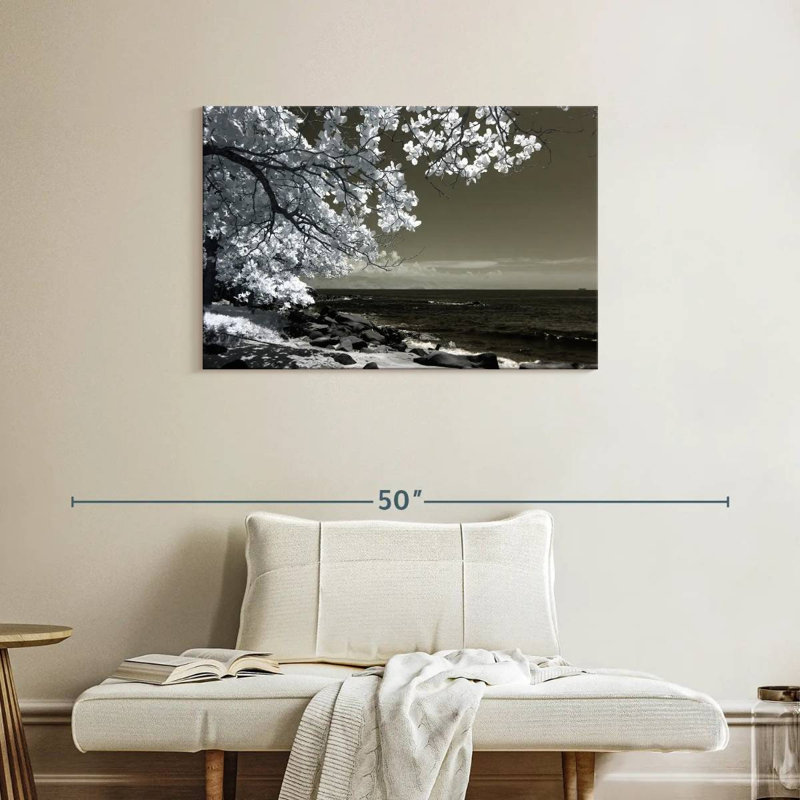 Arbre noir et blanc Harnek, H 24 po x l 36 po