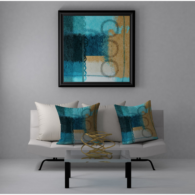 Housse de coussin carrée/insert, 18" x 18"