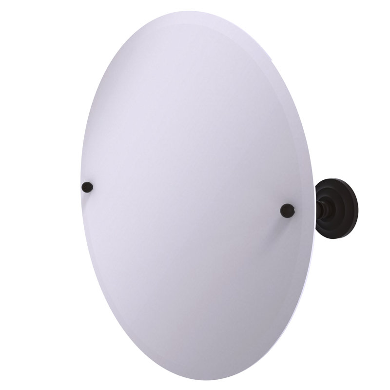 Miroir rond 22 po Gober, Bronze huilé