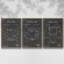 Morning routine I - ensemble de 3 reproductions sur toile-97708687-97708692