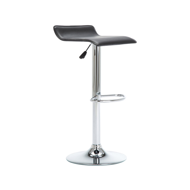 Rosmini Swivel Upholstered Adjustable Height Counter Stool, Set of 4