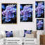 «Violets Illuminated By Moonlight I», reproduction sur toile-97040027-97040038
